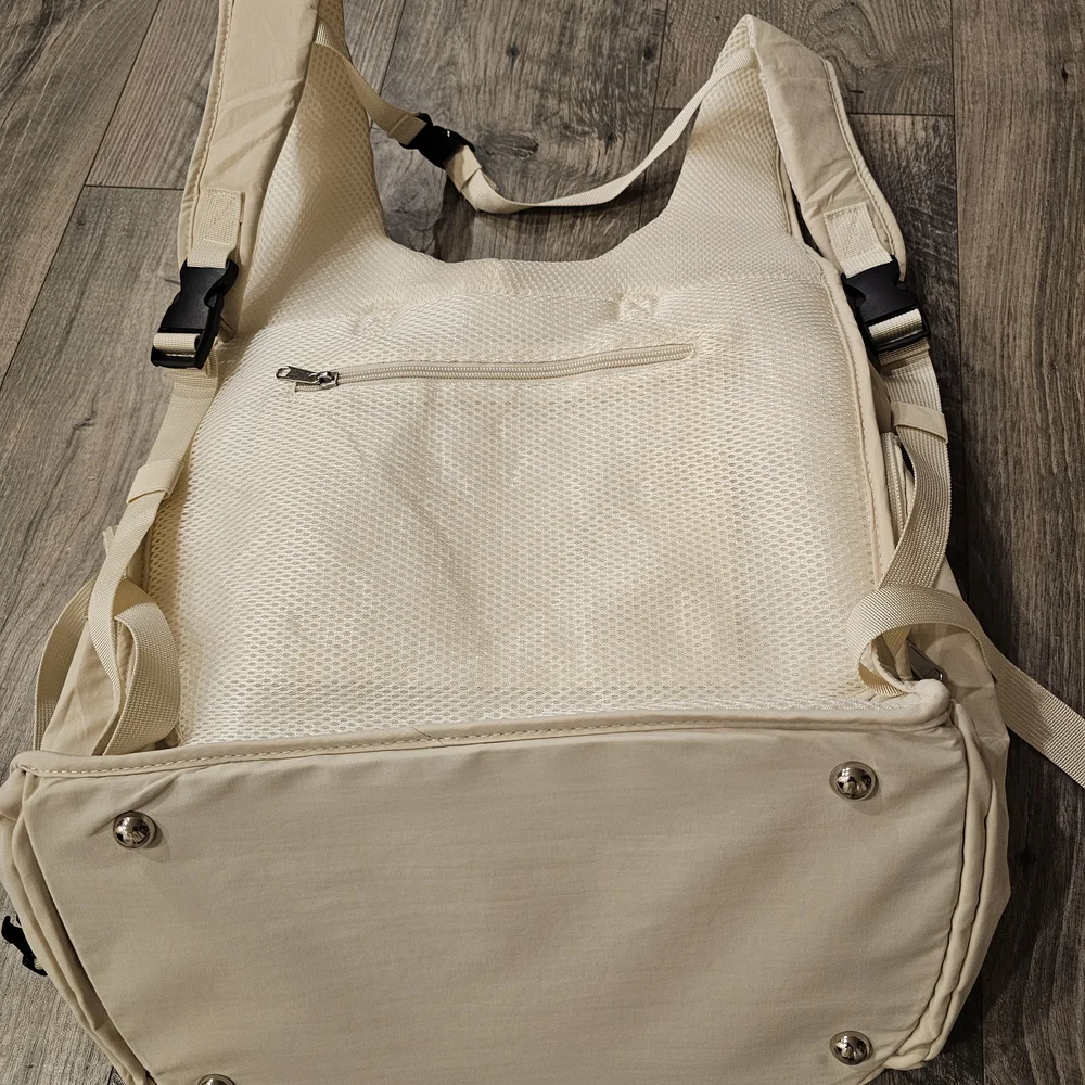 Beige Utility Backpack - Picture 2 of 6